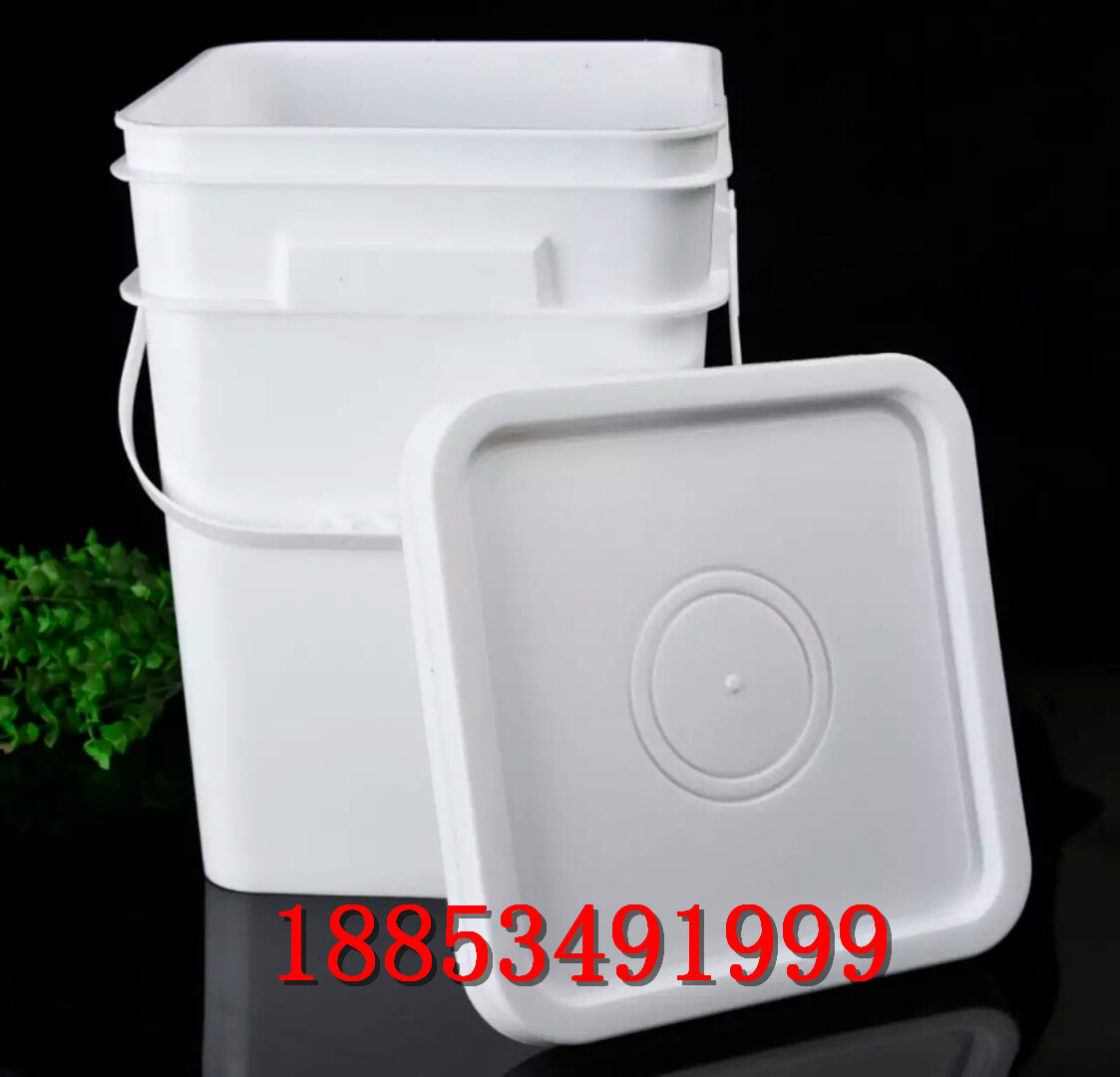 25升雙層塑料桶，25升內白外藍塑料桶，25升食品塑料桶